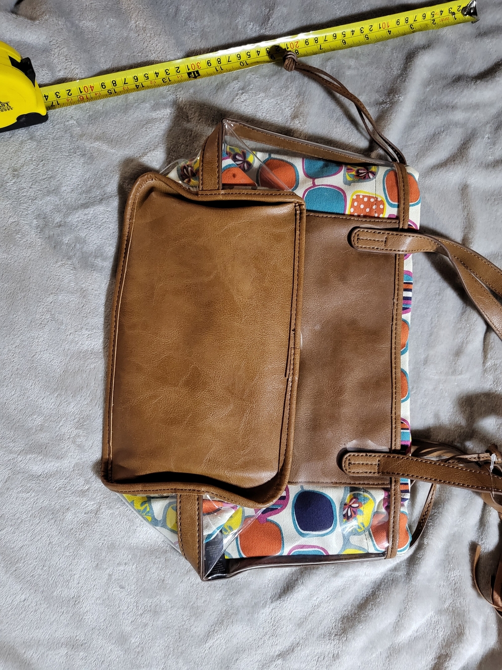 Relic Clear Vinyl Tote With Canvas Insert - Picture 3 of 9